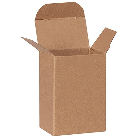 Bsc Preferred 2 x 1 1/4 x 3'' Kraft Reverse Tuck Folding Cartons, 1000PK BUY00020971